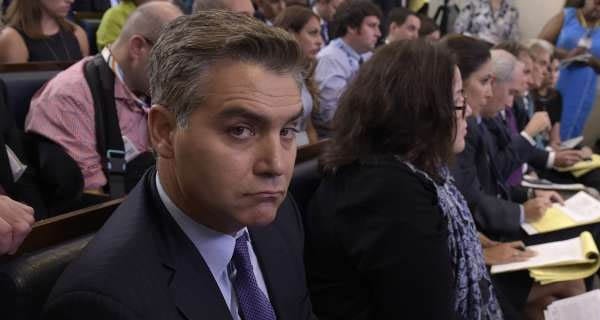 Five days after being cut down to size by Stephen Miller, Jim Acosta still engaged in measuring contest